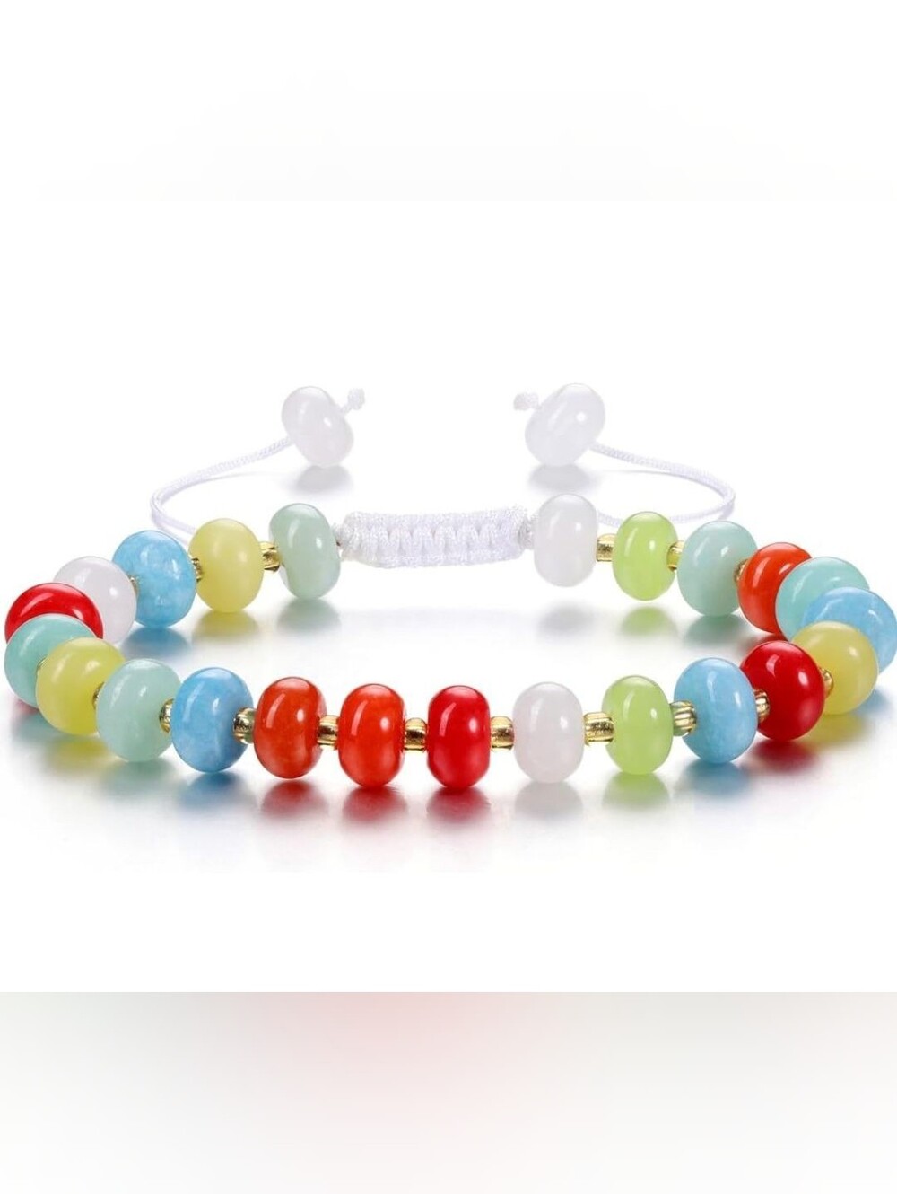 Colorful Gemstone Beaded Bracelet